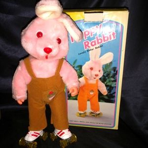 Vintage Happy Easter Roller skating battery operated